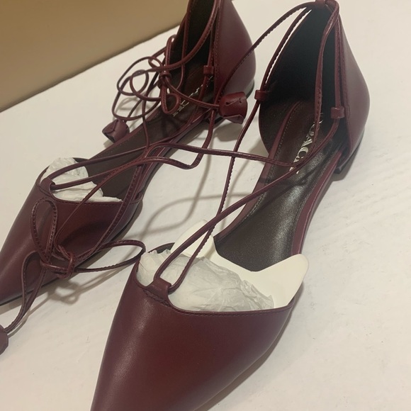 Coach Johnson Leather Soft Shine Calf Laceup 9.5B - Picture 5 of 8